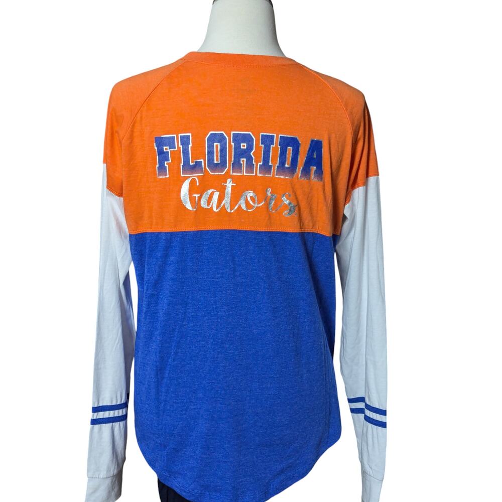 New Women's Florida Gators Medium Long Sleeve T-Shirt Rhinestone Front Logo - Picture 4 of 6